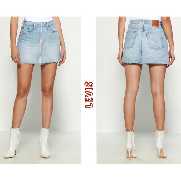 🆕Denim Levi’s skirt decon zip through - Picture 5 of 10